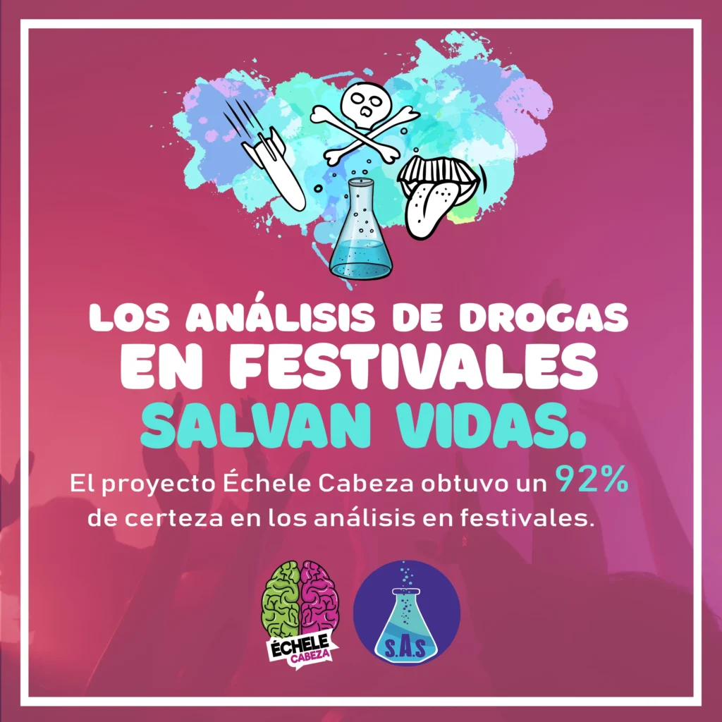 los analisis de drogas en festivales salvan vidas